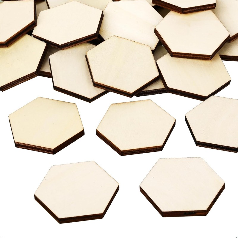 Embellish Craft - 50 STKS 4 CM Onvoltooide Houten