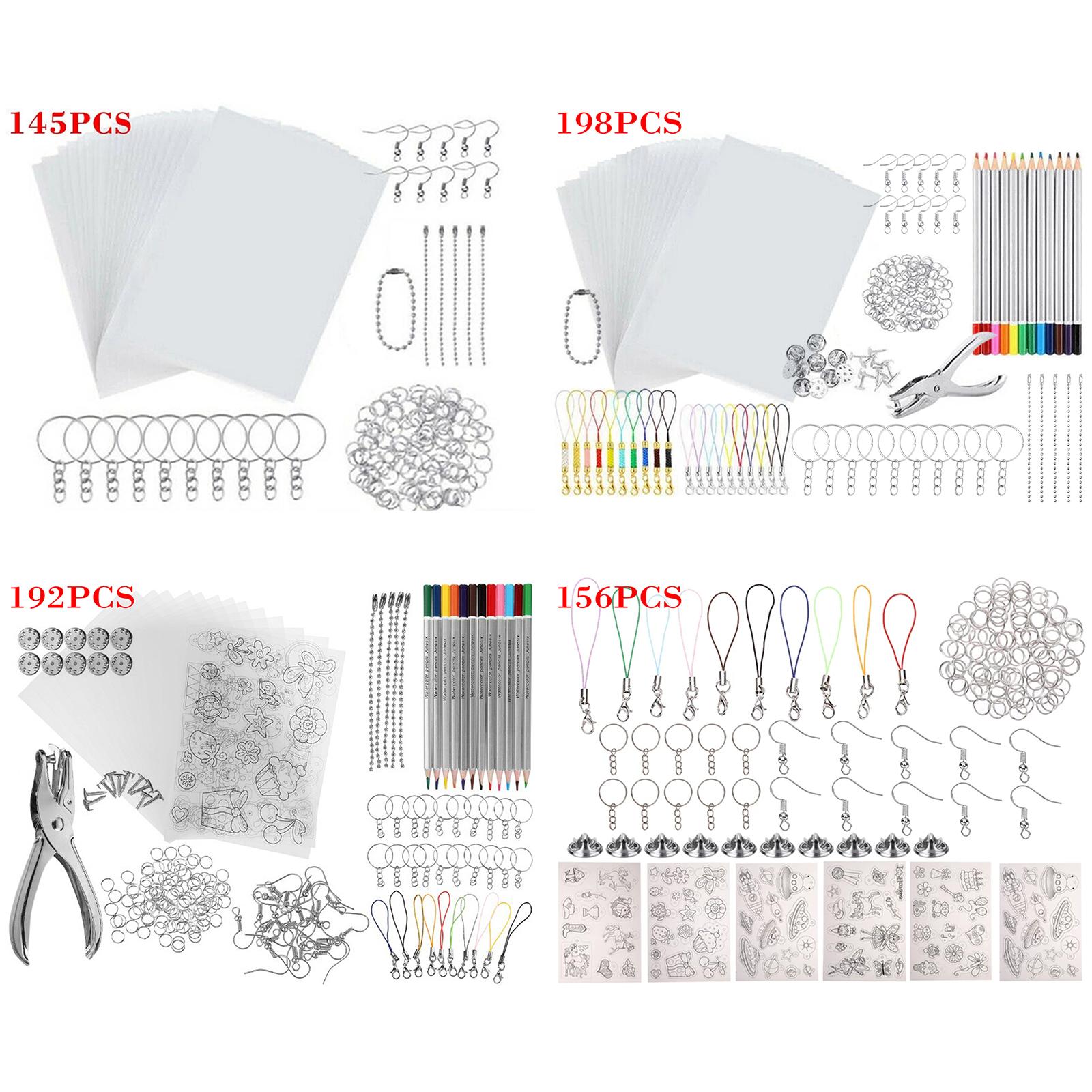 Embellish Craft - Krimpkous plastic set film voor sleutelhanger