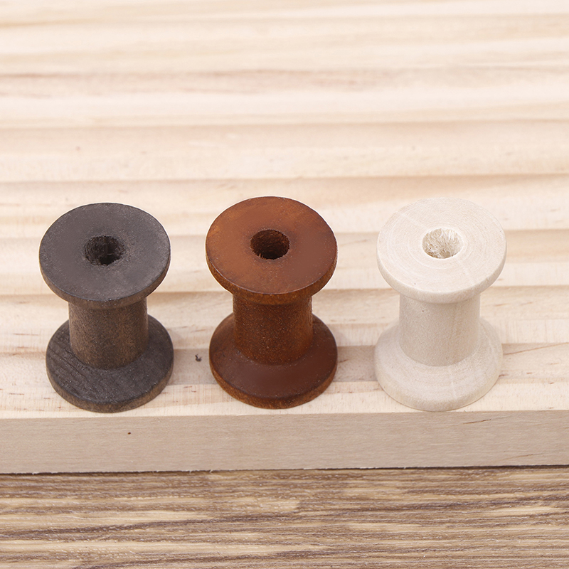 10Pc Vintage Houten Spoelen DI - Organza Ribbon Spool recensie en prijs