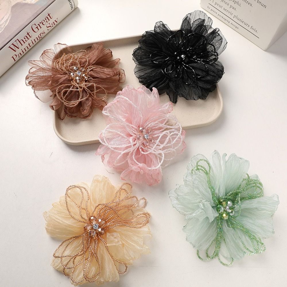 Organza Stoffen Bloem Patch Kr - Applique Patch Flower recensie en prijs
