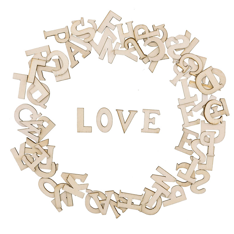 100 Stuks Letters Houten Alfab - Embellish Craft recensie en prijs