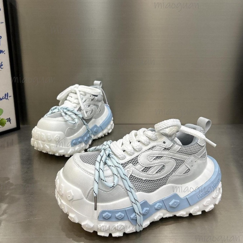 Dames Chunky Platform Dad Snea - Guipure Lace Panel recensie en prijs