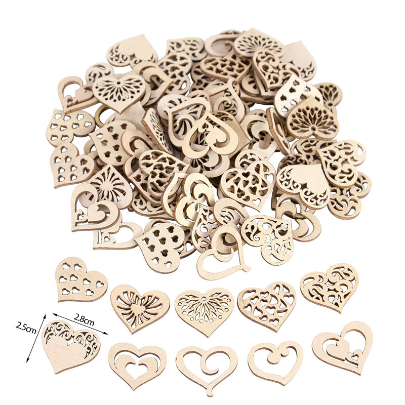 50/100 Stuks Uitgeholde Hart P - Embellish Craft recensie en prijs