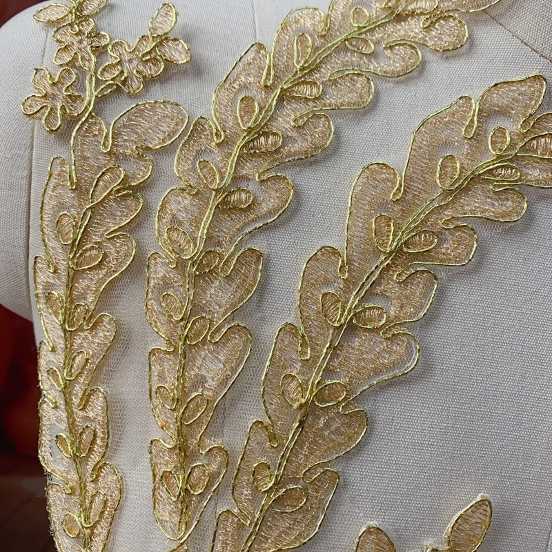 Gouden kantbies voor bruilofts - Embellish Craft recensie en prijs