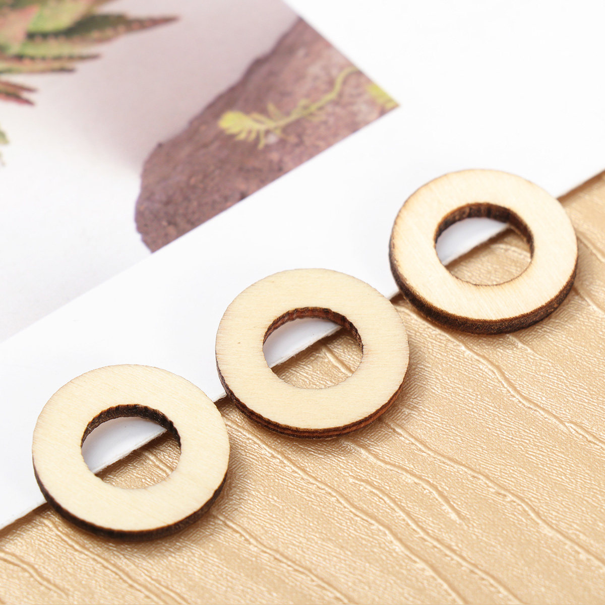 200 stuks houten cirkelversier - Christmas Craft Embellishment recensie en prijs