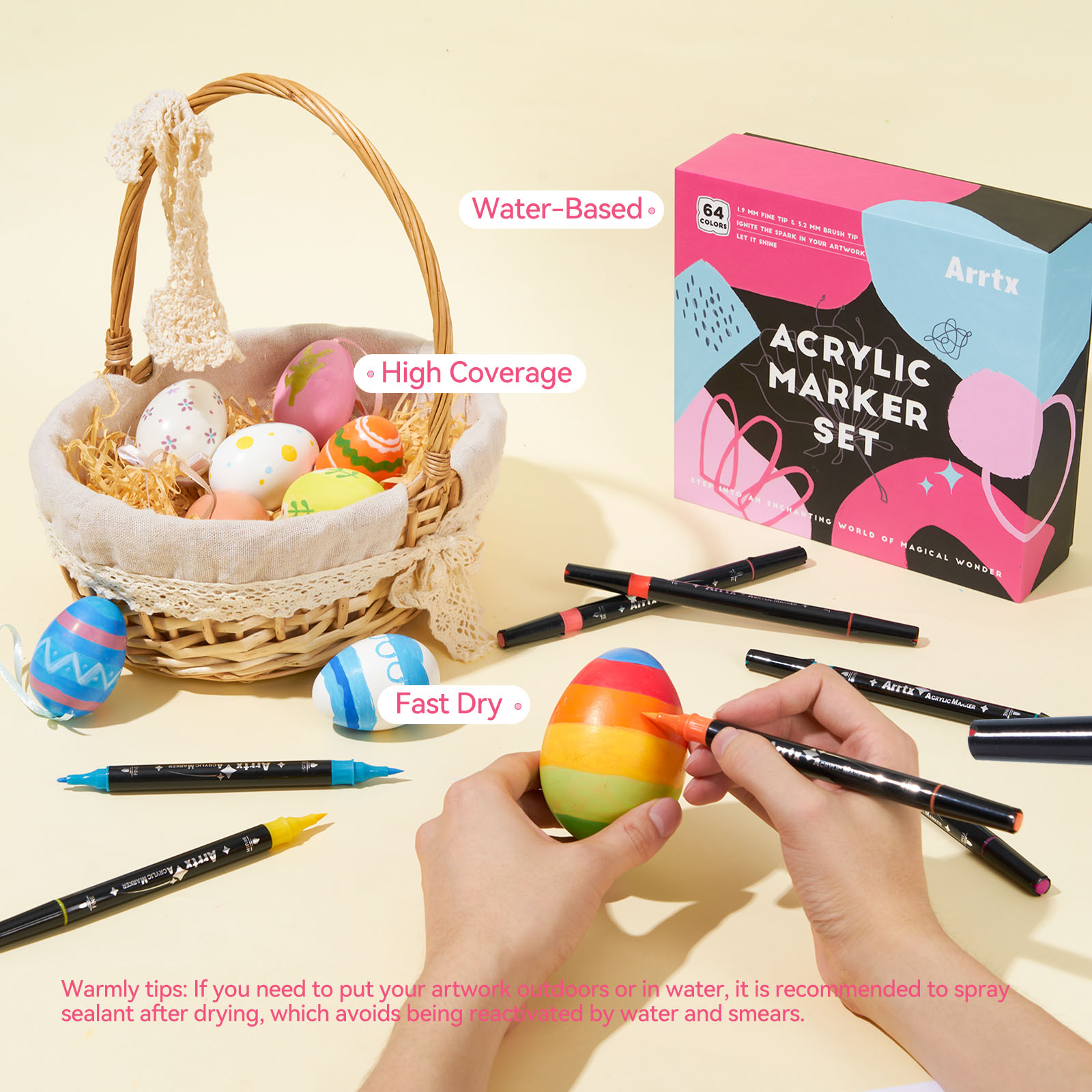 Arrtx 64 kleuren acrylverfpenn - Copic Marker Classic recensie en prijs