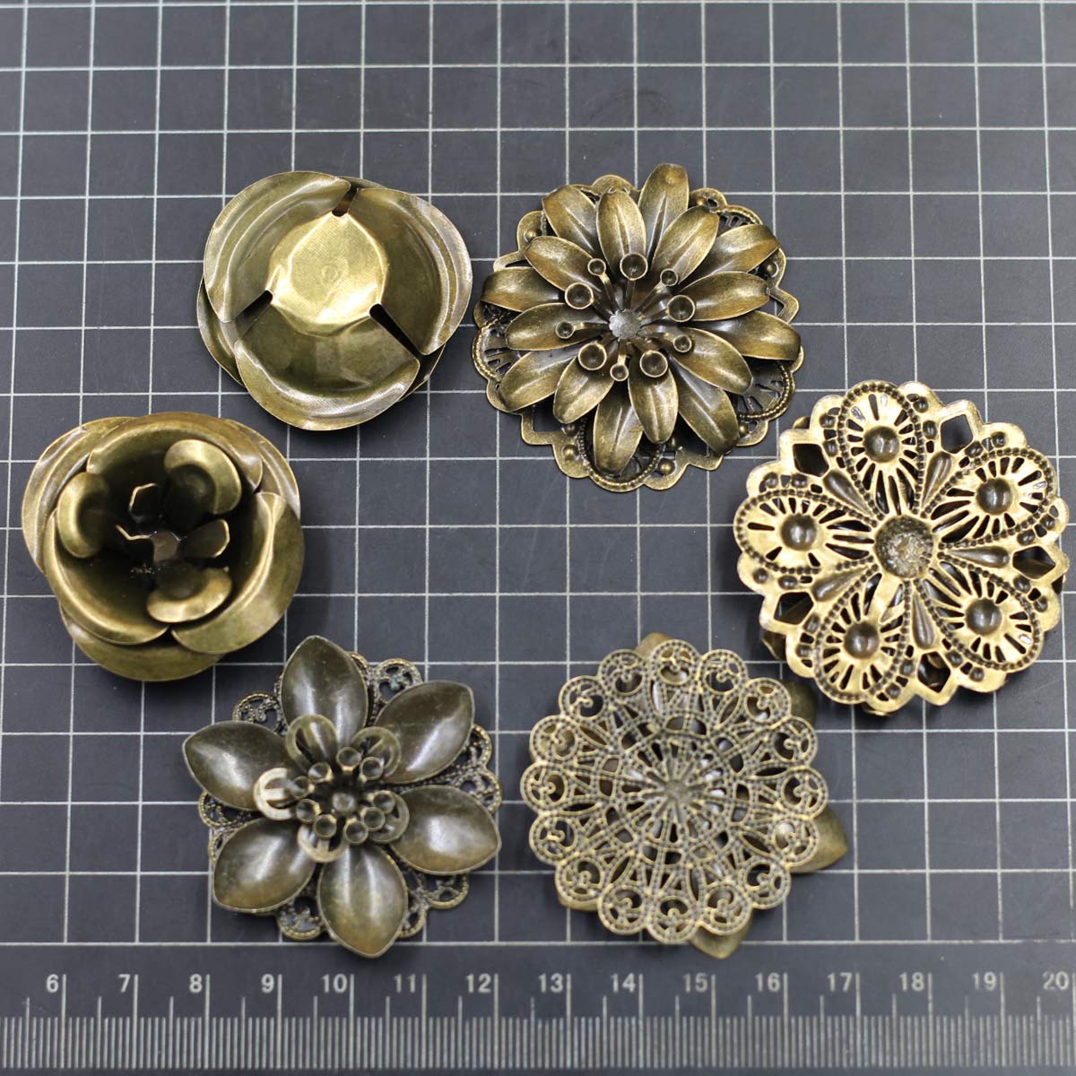 6 stuks versieringen combinati - Embellish Craft recensie en prijs