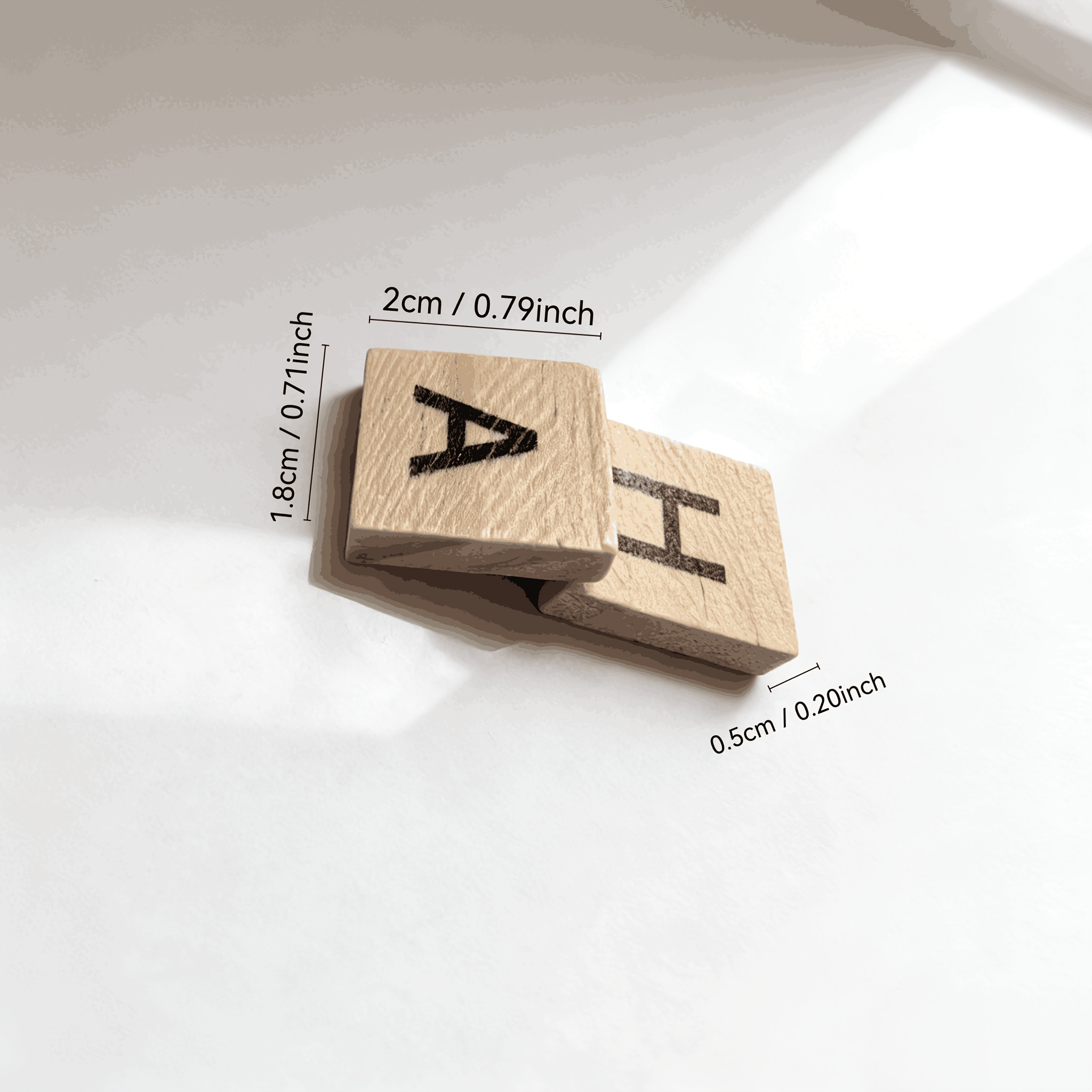 100 stuks houten letterblokjes - Embellish Craft recensie en prijs