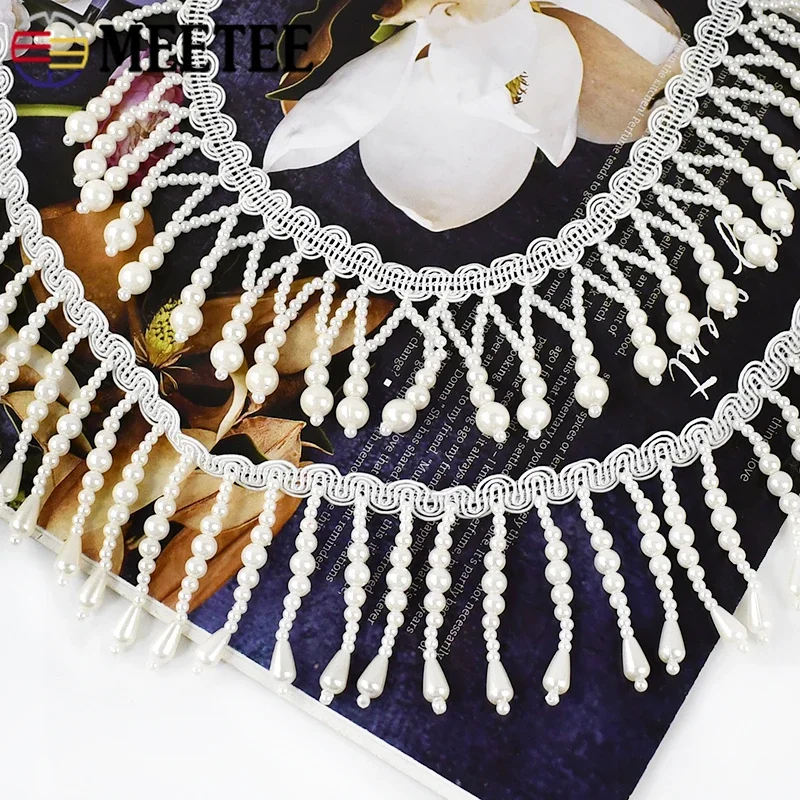 1/2Yards Parel Kralen Kwastje  - Fringe Ribbon Sewing recensie en prijs