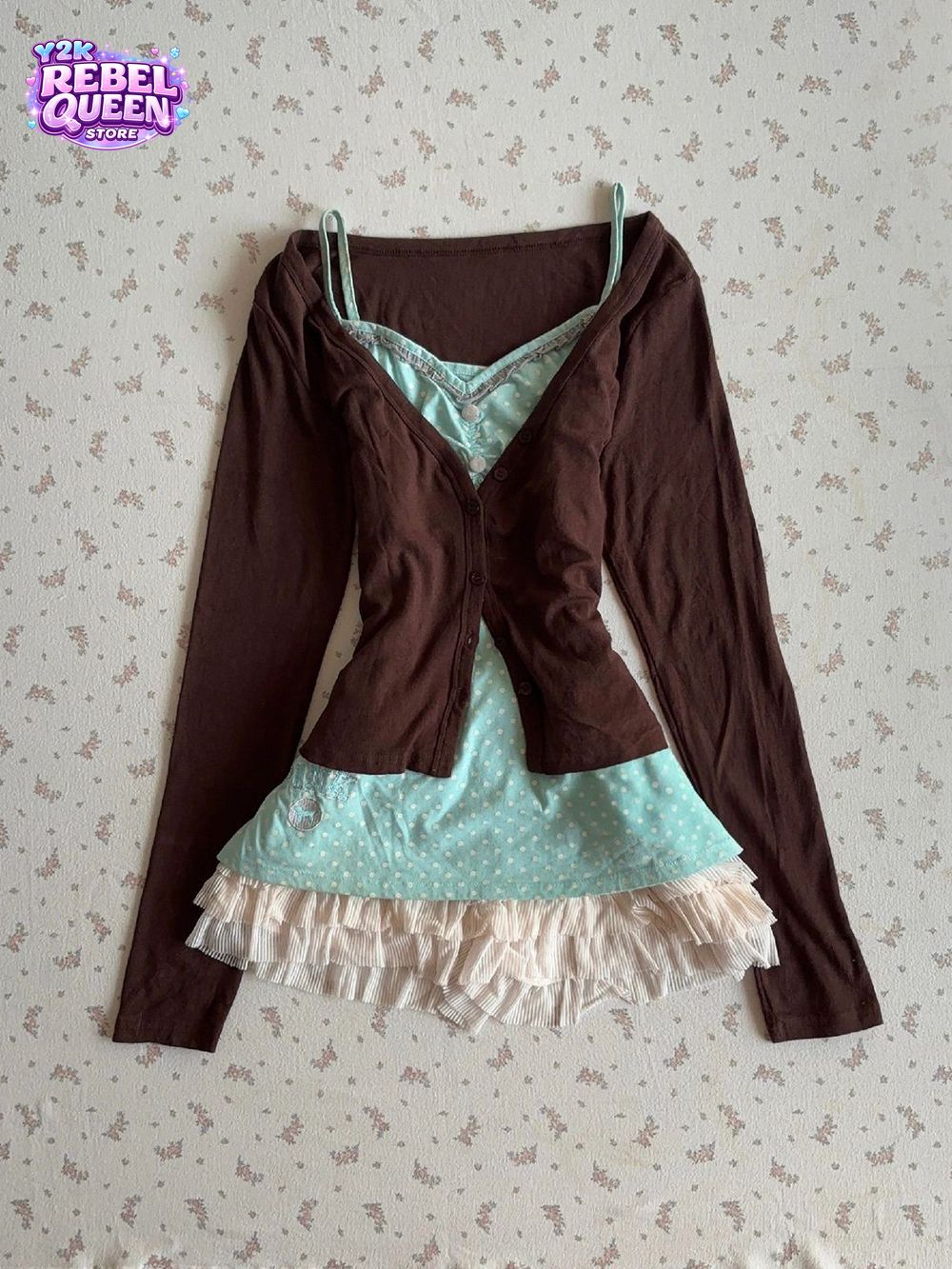 Vintage Y2K Coquette Camisole  - Elastic Lace Trim recensie en prijs